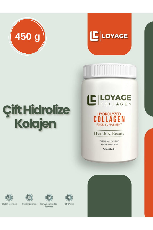 High Bioactive Double Hydrolyzed Collagen Powder - 450g