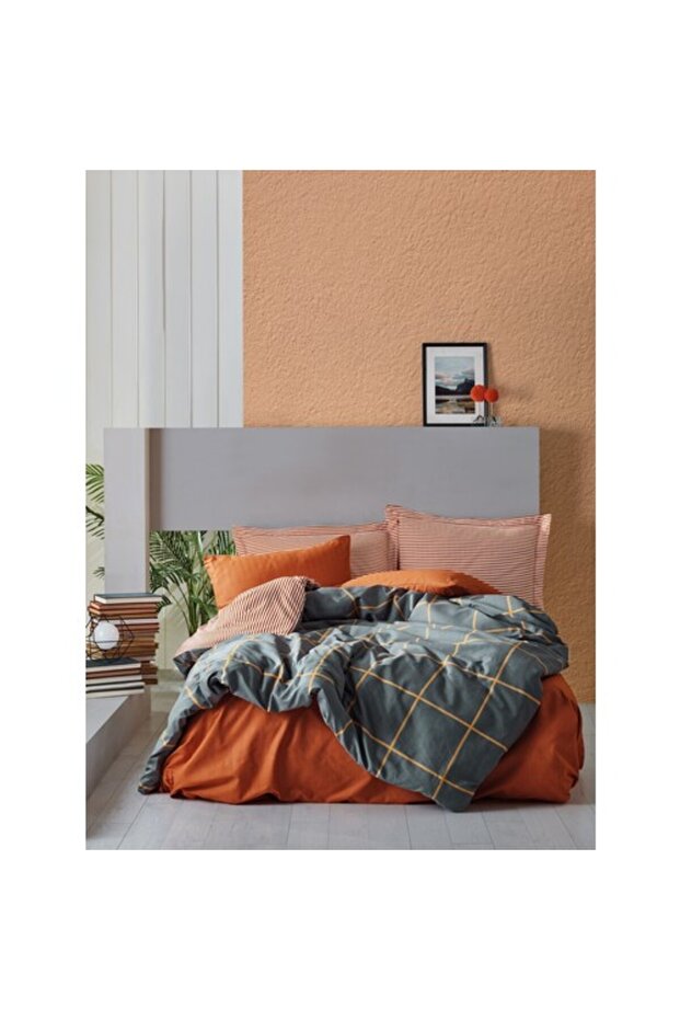 Modern Double Duvet Cover Set - 100% Cotton Ranforce