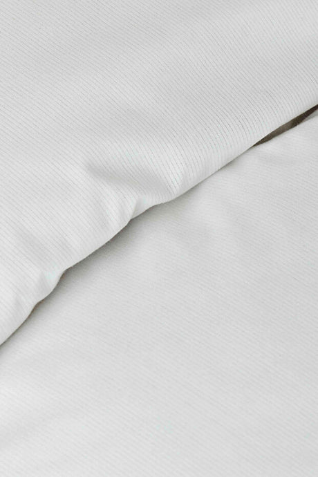 Back to Basic 100% Cotton King Size Duvet Cover Set - White