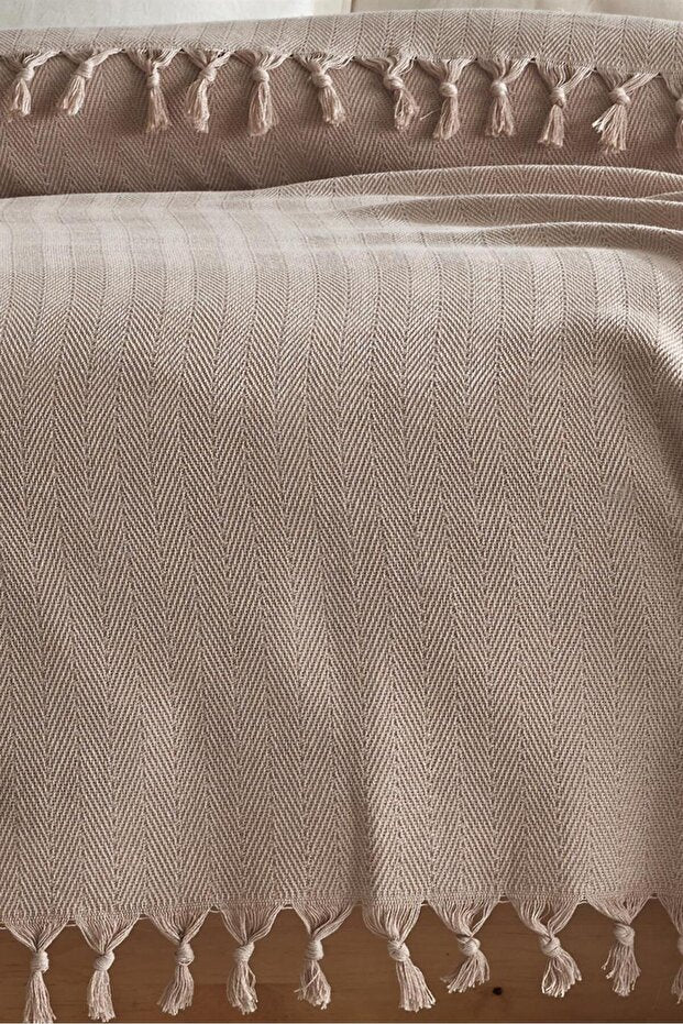 Double Size Cotton Pike - 200x230 cm, Soft & Breathable