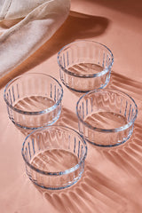 Ramekin 4-Piece Oven Dish Set - 10x5 cm, 0.2 L Borosilicate Glass