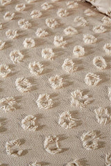 Konik Single 2-Piece Quilt Set - Beige