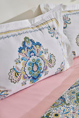 Elenora 100% Cotton Double Size 4-Piece Bedding Set with Pique