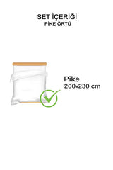 100% Cotton Double Printed Bedspread Pike - Layla