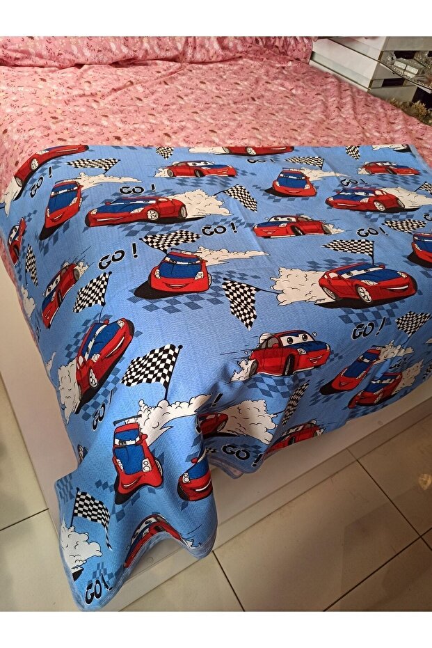 Kids' Go Car 100% Cotton Single Pike - 150x240 cm