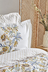 Indra 100% Cotton Single Duvet Cover Set - Floral