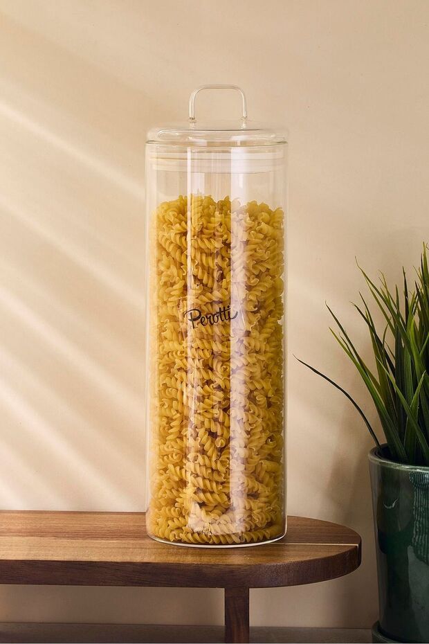 Hudson 1500ml Borosilicate Glass Storage Jar