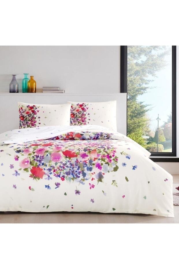 Ranforce Double Duvet Cover Set - Holmes Floral, 200x220cm