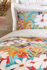 Lumire 100% Cotton Double Duvet Cover Set - Multicolor