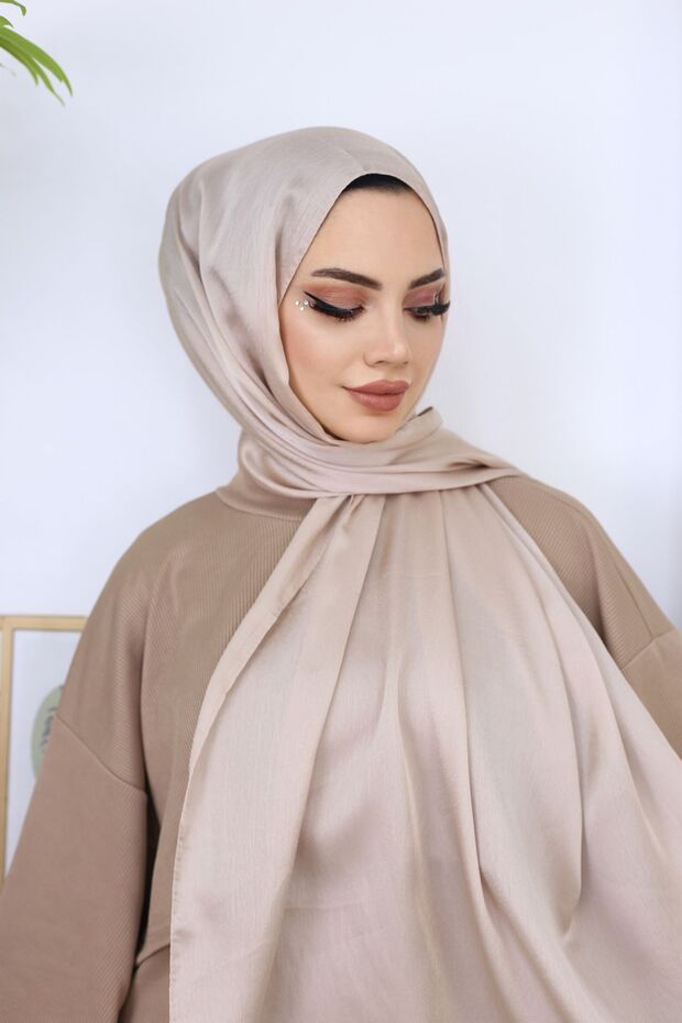 Shimmering Satin Shawl - Lightweight & Elegant