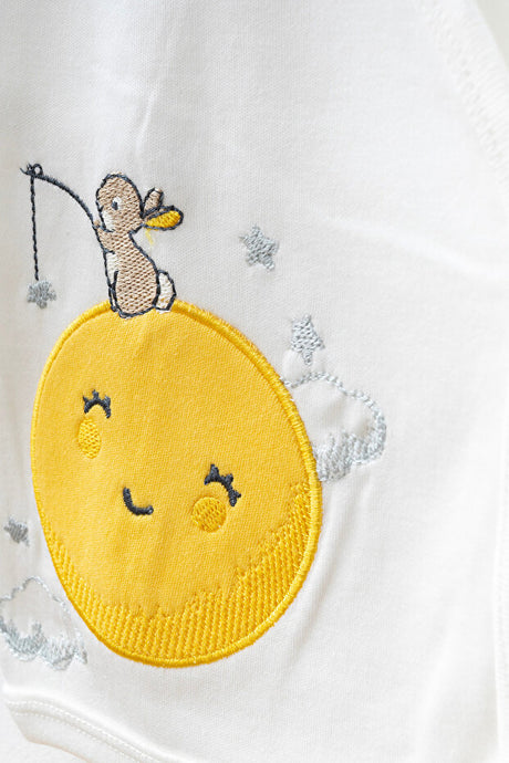 Little Rabbit Yellow Cotton 5-Piece Newborn Baby Outfit Set 0-3 Months