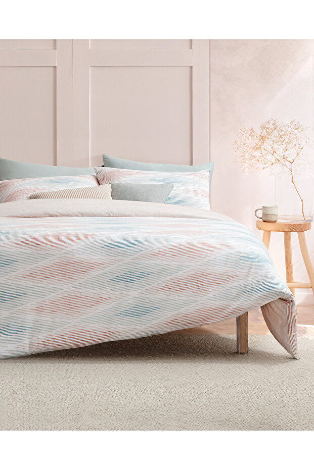 Faya Double 100% Cotton Ranforce Printed Duvet Cover Set