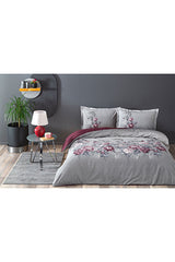 Borgonha Double 4-Piece 100% Cotton Duvet Cover Set