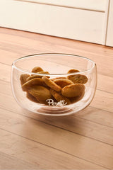 Double Walled Glass Serving Bowl - 300ml Capacity