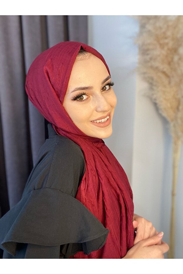 Bamboo Crushed Shawl - Easy-Care & Stylish