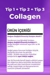Typ 1-2-3 Kollagen + Hyaluronsäure 60 Kapseln x 2 Packungen