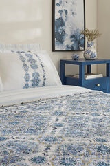 Tion 100% Cotton Double Size Quilted Duvet Cover Set