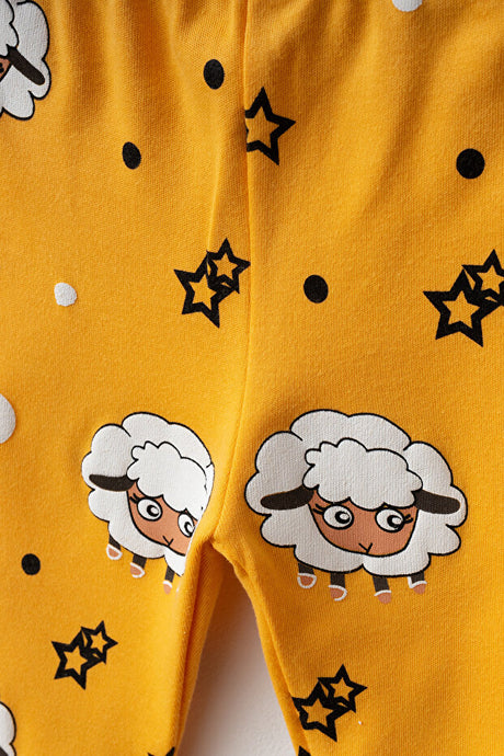 Newborn Baby Little Lambs 3-Piece 100% Cotton Hospital Exit Set