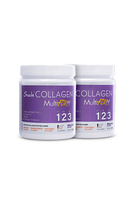 MultiFORM Powder - Types I, II, III, Probiotic, 300g x 2 Jars