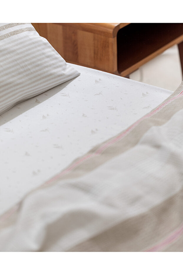 Henri Double Cotton Lyocell Pike Set - Beige