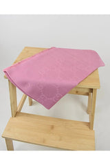 Women's Silky Cotton Jacquard G Pattern Scarf - Pink ()