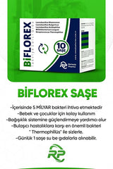Biflorex Bustine Probiotiche - 10 Pezzi, 5 Milioni CFU