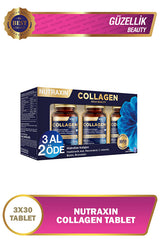 Hydrolyzed Collagen 1050mg Tablets - 3x30 Pack for Skin Beauty