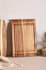 Acacia Wood Serving Board - Elegant 28x19 cm Presentation Tray