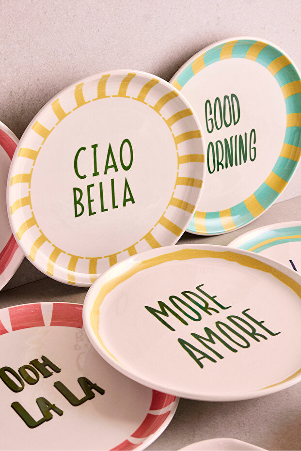 La Dolce Vita 14-Piece Ceramic Breakfast & Serving Set