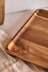 Acacia Rectangular Serving Tray - 34x24 cm