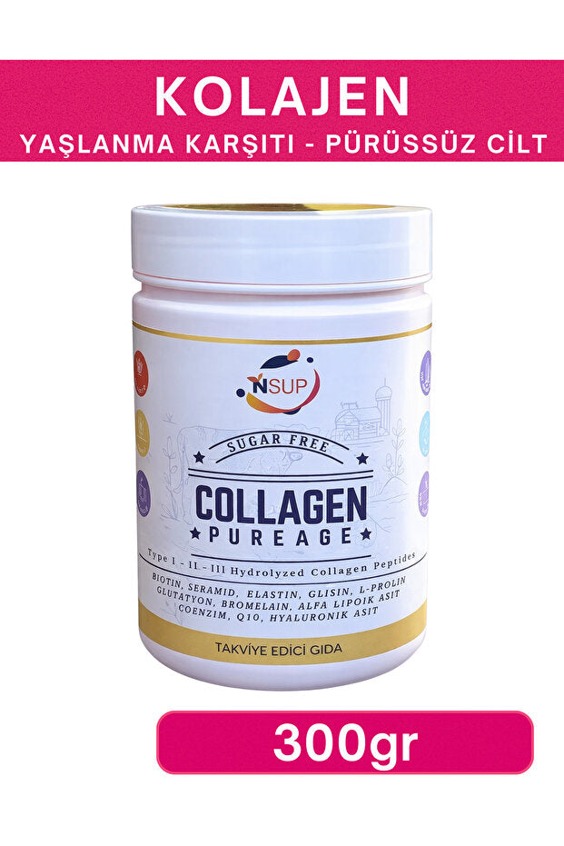 Collagen Pureage Powder - Anti-Aging for Smooth, Radiant Skin (300g)