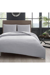 Mer-tim Ranforce Cotton Double Duvet Cover Set - 220x240cm Grey