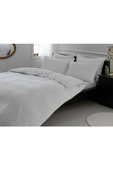 Double Size Striped Sateen 6-Piece Duvet Cover Set