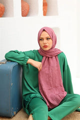 Bamboo Crinkle Shawl - Soft, Lightweight & Stylish ()