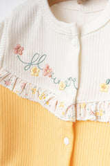 Ensemble de sortie de maternité 10 pièces pour nouveau-né, broderie florale