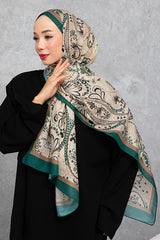 Retro Ethnic Pattern Cotton Scarf - Soft & Elegant ()