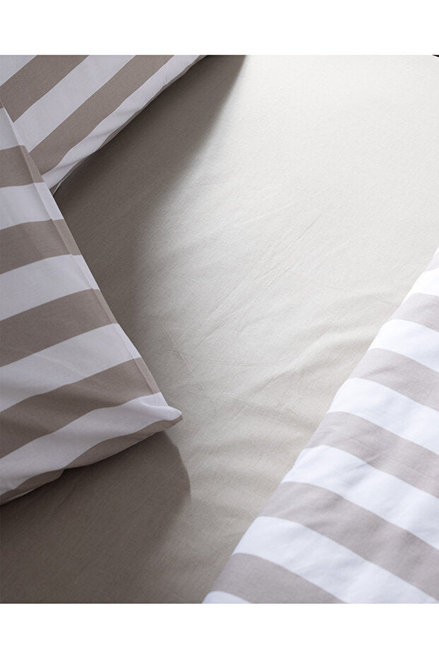 Avignon Double Duvet Cover Set - 100% Cotton Beige