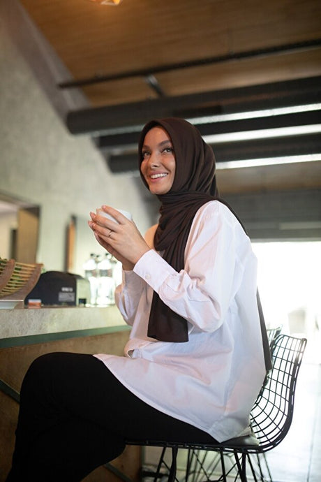 Jersey Ready Shawl - Practical & Soft Viscose ()