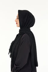 Chal Hijab Plisado Práctico Listo - Tamaño Estándar