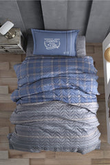 Ranforce 100% Cotton Single Quilted 4-Season Bedding Set