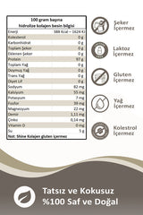 Kollagenpulver - Type 1, 2, 3 Dobbelt Hydrolyseret 500g