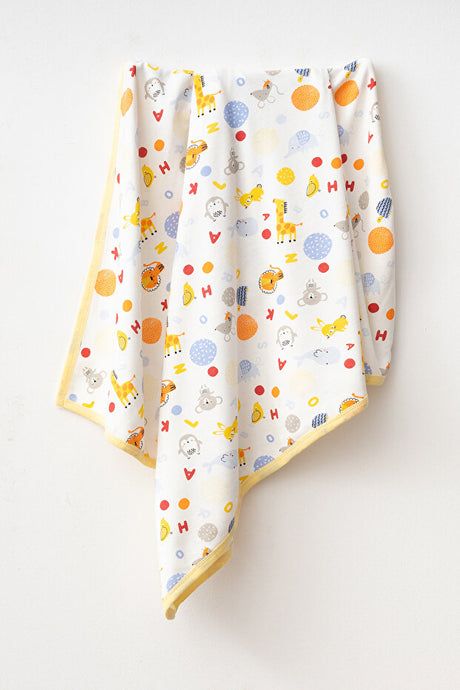 Safari Animal Print 80x90 cm 100% Cotton Baby Blanket