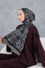 Leopard Print Cotton Shawl - Soft & Stylish