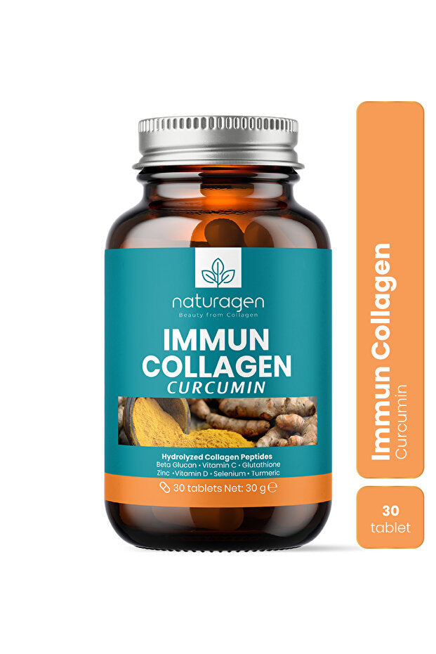 Immun Collagen Curcumin Tablets - 30 Count for Immunity
