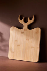 Bamboo Cutting & Serving Board - Ergonomic Design, 33x24 cm