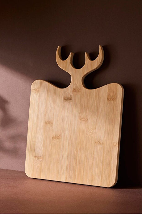 Bamboo Cutting & Serving Board - Ergonomic Design, 33x24 cm