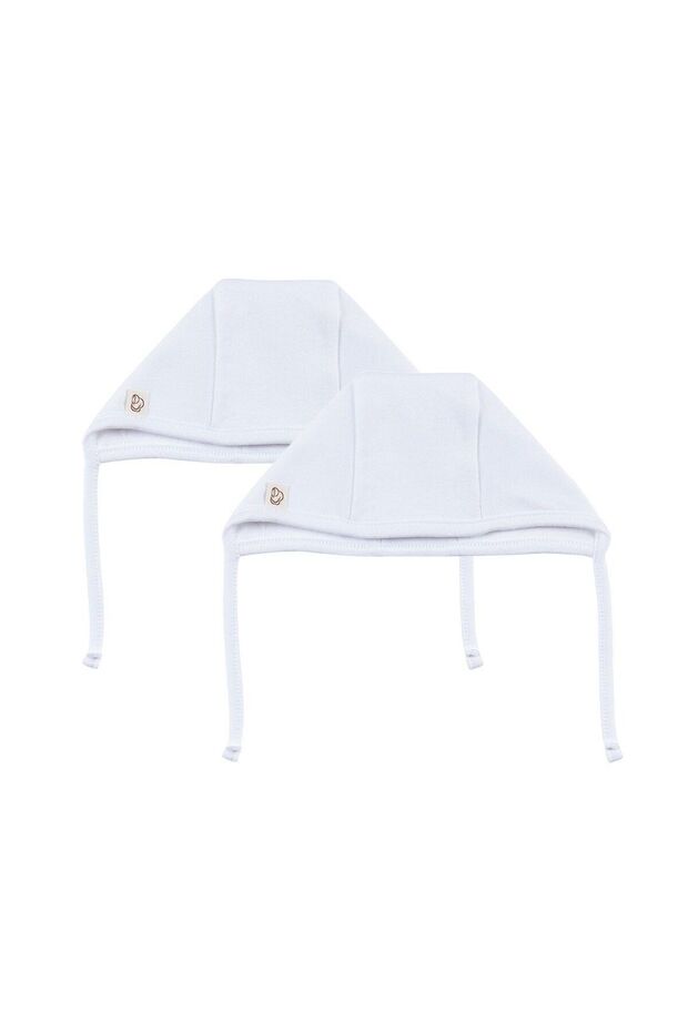 Organic Baby Hats 2-Pack, 100% Cotton