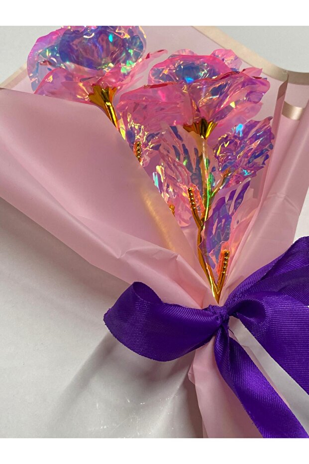 Metallic Foil Rose - Everlasting Love Gift