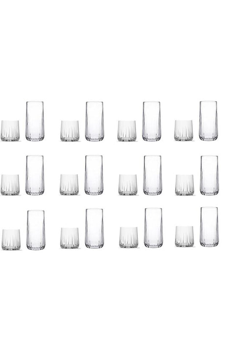 Pasabahce Nova Premium Water & Beverage Glassware Set - 24 Pieces