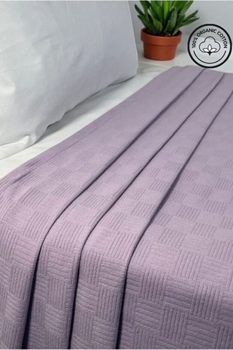 100% Organic Cotton Single Pike - Checkered Design